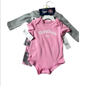 Reebok Baby Three Lilac Sachet Piece Set Sz 3-6 M